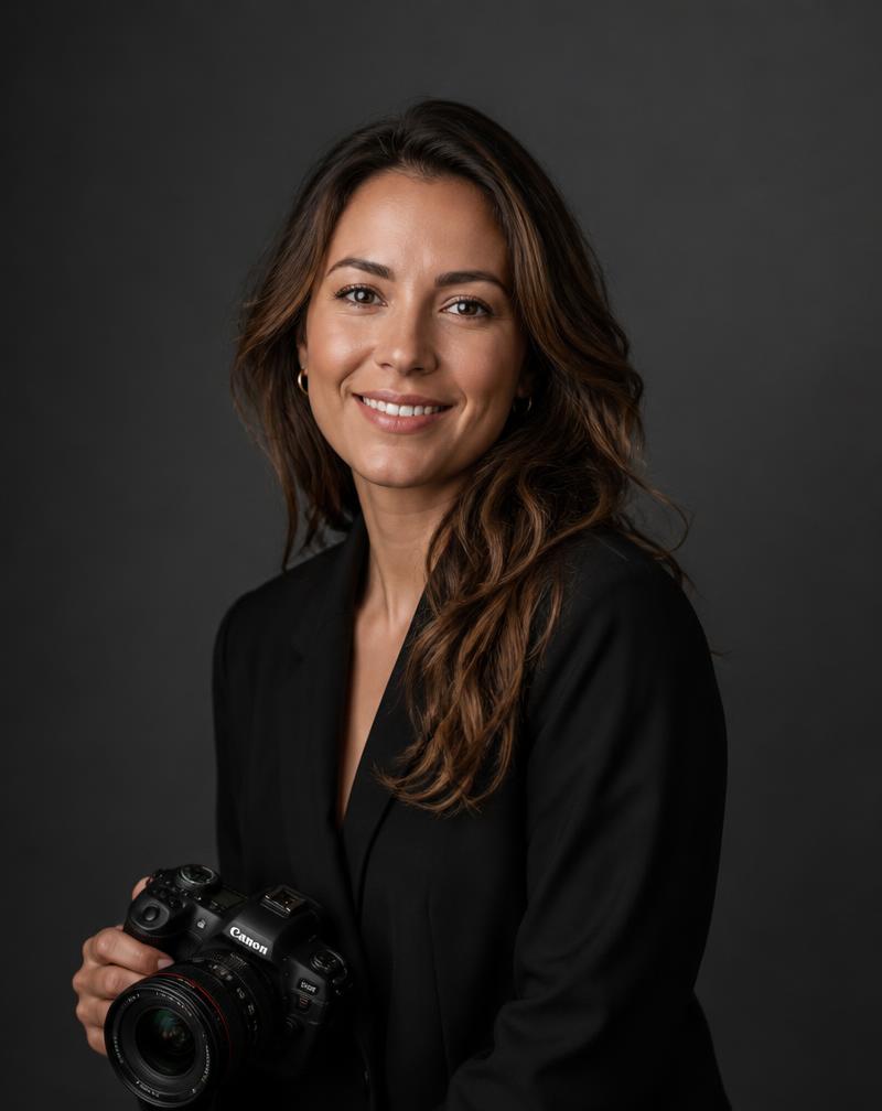 Retrato de Thalía, fotógrafa profesional